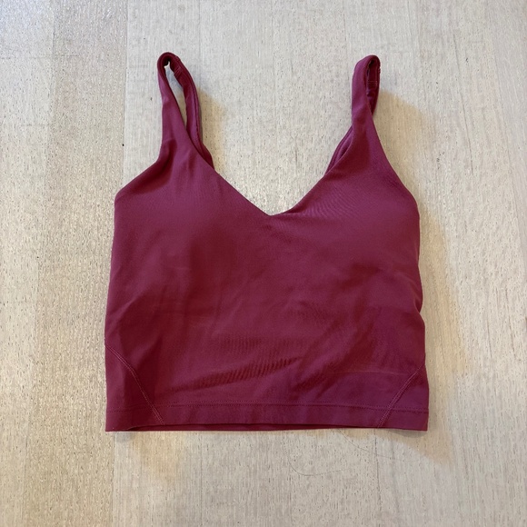 BARELY USED Lululemon Align Tank Washed Mauve Size 2 - Picture 1 of 3